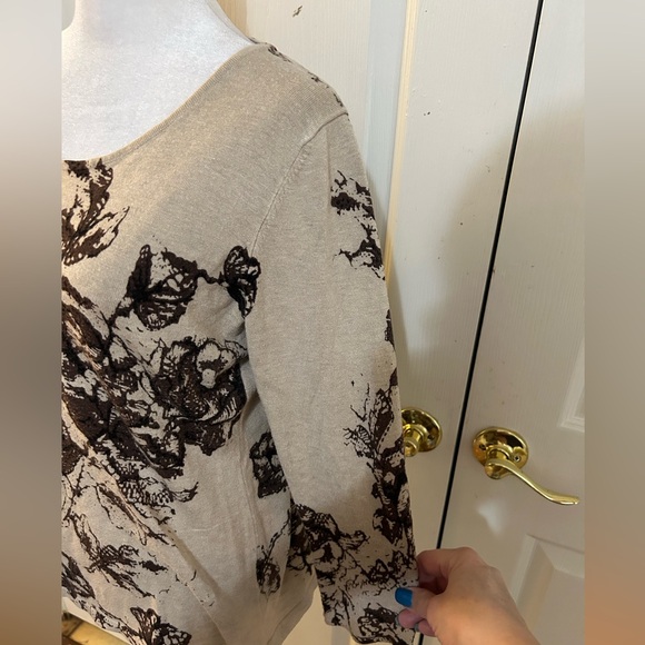 Cheryl Nash Windridge brown tee, Large - Picture 2 of 4